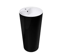 doporro Lavabo Colonne Vasque sur Pied Lave Mains Rond 45x45x90cm