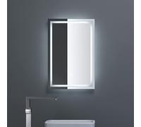 doporro Miroir de Salle de Bains Lumineux avec Éclairage LED Glace Éclairé 50x70/70x50cm