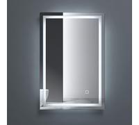 doporro Miroir de Salle de Bains Lumineux avec Éclairage LED Glace Éclairé 60x80/80x60cm