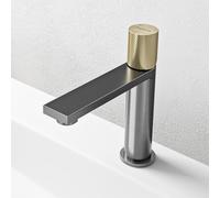 doporro Mitigeur Robinet de Lavabo Salle de Bain en Acier Inoxydable 17,7cm
