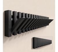 doporro Porte Manteau Mural Bois Patère Murale 21 Crochets Rétractables