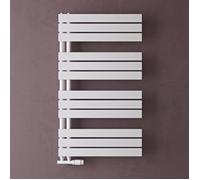 doporro Radiateur de Salle de Bain Sèche-Serviette 104x60cm Radiateur à Eau Chaude Blanc Sèche-Serviettes Design FN