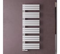 doporro Radiateur de Salle de Bain Sèche-Serviette 159x60cm Radiateur à Eau Chaude Blanc Sèche-Serviettes Design FN