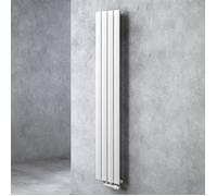 Sogood Radiateur pour Chauffage Central 160x31cm Radiateur à Eau Chaude Panneau Monocouche de Salle de Bains Design Vertical Blanc