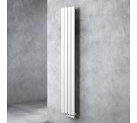 Sogood Radiateur pour Chauffage Central 180x31cm Radiateur à Eau Chaude Panneau Monocouche Design Vertical Blanc
