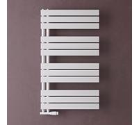 doporro Radiateur de Salle de Bain Sèche-Serviette 104x60cm Radiateur à Eau Chaude ou Électrique Blanc Sèche-Serviettes Design FN