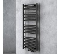 doporro Radiateur Sèche-Serviette Radiateur à Eau Chaude 120x50cm Gris-Noir