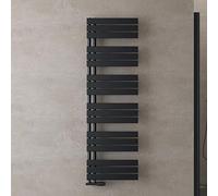 doporro Radiateur Sèche-Serviette Radiateur à Eau Chaude 159x50cm Gris Noir | Design Vertical, Salle de Bain, FN