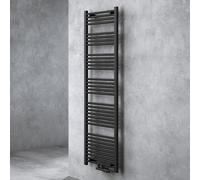 doporro Radiateur Sèche-Serviette Radiateur à Eau Chaude 180x50cm Gris-Noir | Radiateur Tubulaire Vertical, Salle de Bain, RHE