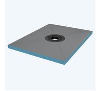 doporro Receveur à Carreler Recoupable sur Mesure pour Douche Bac de Douche avec Pente Intégrée 75x100x4cm Design XPS