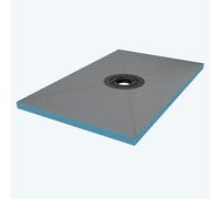 doporro Receveur à Carreler Recoupable sur Mesure pour Douche Bac de Douche avec Pente Intégrée 75x120x4cm Design XPS