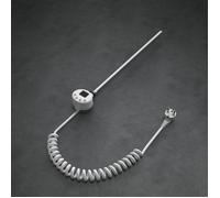 doporro Résistance pour Radiateur Blanc Élément Chauffant pour Sèche-Serviette de Salle de Bain 1000W avec Contrôleur de Température Heizstab-02