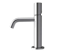 doporro Robinet mitigeur chromé design minimaliste 20,7 cm robinet de salle bains pour lavabo et vasques