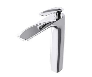 doporro Robinet Mitigeur Lavabo et Vasque Salle de Bain Robinetterie 28cm | Chromé, WAM-7201-H