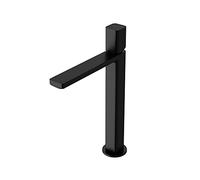 doporro Robinet Mitigeur Noir Mat pour Lavabo ou Vasque de Salle de Bain 30,9 cm Design Minimaliste