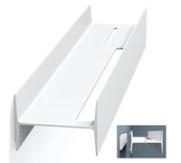 doporro Serviteur de Douche Mural Amovible avec Porte-Serviettes 60cm | Étagère de Douche, Blanc Mat, Alliage Al-Mg, Organisateur de Toilettes, pour Salle de Bain et Cuisine, Reglo-03