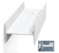 doporro Serviteur de Douche Mural Amovible Étagère Douche Blanc Mat 40cm | Alliage Al-Mg, Organisateur de Toilettes, pour Salle de Bain et Cuisine, Reglo-03