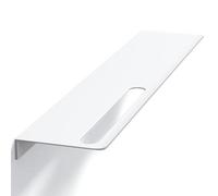 doporro Serviteur de Douche Mural avec Porte-Serviettes Étagère Douche | Blanc Mat, Aluminium, Organisateur de Toilettes, 60cm, pour Salle de Bain et Cuisine, Reglo-06