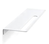 doporro Serviteur de Douche Mural avec Porte-Serviettes Étagère Douche | Blanc Mat, Aluminium, Organisateur de Toilettes, 40cm, pour Salle de Bain et Cuisine, Reglo-06