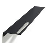 doporro Serviteur de Douche Mural avec Porte-Serviettes Étagère Douche | Noir Mat, Aluminium, Organisateur de Toilettes, 80cm, pour Salle de Bain et Cuisine, Reglo-06