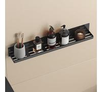 doporro Serviteur de Douche Mural sans Perçage Magnétique Étagère Douche | Noir, Acier au Carbone, Organisateur de Toilettes, Salle de Bain Cuisine, Reglo-01