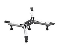 doporro Support pour Receveur de Douche Pied de Bac de Douche Chromé Hauteur Réglable de 10-14 cm sans Perçage 138 cm Duschwannenfüße01