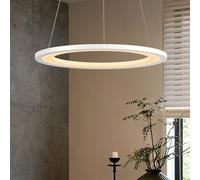 doporro Suspension Luminaire LED Éclairage Suspendu Intérieur 20W Blanc