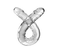 King Cock 18" Double Dildo Clear 46x4,3 cm