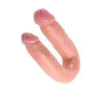Double Dong Medium Double Trouble King Cock - Couleur : Rose
