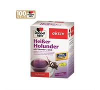 DOPPELHERZ Aktiv Heiber Holunder (Chaud Sureau) Granules En Sachets 10 Pièces