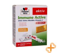 DOPPELHERZ Aktiv Immun Direct Vitamine C Zinc 20 Sachets De Microgranules