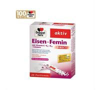 DOPPELHERZ Aktiv Iron-Femin Direct Vitamine C B6 B12 20 Sachets Microgranulés