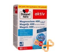 DOPPELHERZ Aktiv Magnésium 400mg Vitamine B Complex 80 Comprimés Nerveux Système
