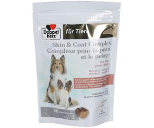 Doppelherz® Animaux Complexe pour la peau et le pelage chiens Comprimé(S) À Croquer 30 pc(s)