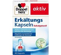 Doppelherz Erkälungskapseln Eukalyptusöl (Gélules contre le rhume à l'huile d'eucalyptus) 40 St