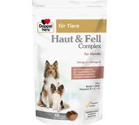 DOPPELHERZ pour animaux Peau&Pelage Compl.Chews pour chiens, 60 pcs