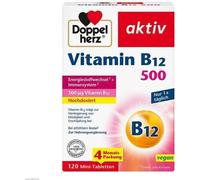 Doppelherz Vitamine B12 500 comprimés 120 pc