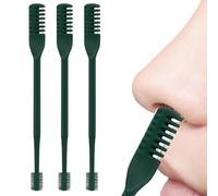 Doppelkopf Nasenhaarschneider, 360-Grad Rotierender Trimmer | Tragbarer Elektrischer Nasen- und Ohrhaarschneider Für Männer & Frauen, Inklusive 3 Aufsätzen, Sicheres Präzisionsrasieren, Perfekt Für Re