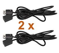 DOPPELPACK Rallonges de manette de jeu pour Nintendo Classic Mini NES et Super Nintendo SNES 1,80 m, fabricant : 1,80 m 2-Tech (2 pièces)