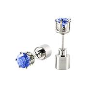 Doppelte Kugelohrringe Ein Paar LED-Leuchtohrringe, leuchtende Ohrringe, Ohrringe, Bar, Nachtclub, KTV, leuchtender Schmuck, geeignet für Karneval, Partyzubehör, Tanz, Karneval, (Blue, One Size)