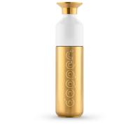 Dopper Steel Or Bouteille d'eau 800 ml - Gourde Inox - Bouteille Reutilisable acier inoxydable 18/8, anti-fuite - Gourde Metal de sport pour le sport, le plein air et le bureau