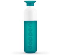 Dopper Original Bouteille d'eau 450ml Bleu Sarcelle - Bouteille étanche, réutilisable, mince, légère - idéale pour le sport, le fitness, l'école, les activités en plein air et le bureau