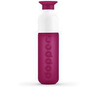 Dopper Original Bouteille d'eau 450ml Fuchsia - Bouteille étanche, réutilisable, mince, légère - idéale pour le sport, le fitness, l'école, les activités en plein air et le bureau