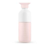 Dopper Steel Gourde en acier inoxydable 18/8, 350 ml, sans BPA, anti-fuite, pour le sport, l'extérieur et le bureau, rose pâle