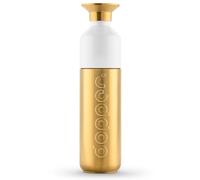 Dopper Steel Or Bouteille d'eau 490 ml - Gourde Inox - Bouteille Reutilisable acier inoxydable 18/8, anti-fuite - Gourde Metal de sport pour le sport, le plein air et le bureau