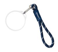 Dopper Wrist Cord - Anneau pour tasse blanche - Argent minuit - Dragonne pour tasse de voyage - Dragonne robuste parfaite pour les déplacements