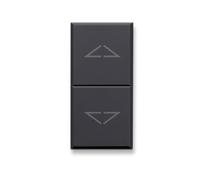 Doppio Bouton Avec Flèches Tekla S44 Gris Foncé 1P+1P 10A 250V AVE 44