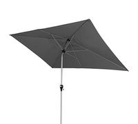 Doppler Active Auto Tilt Parasol moderne à manivelle 300 x 200 cm Anthracite Env. 300 x 200 cm
