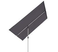 Doppler Active - Pare-soleil de balcon - Parasol rectangulaire - Idéal pour le balcon - Renforcement de la protection de la vie privée - 180 x 130 cm, anthracite,
