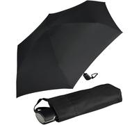 Doppler Fiber Micro Flat Parapluie de poche 22 cm noir